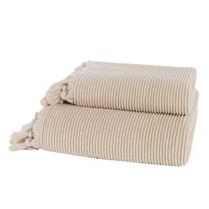 Хлопковое полотенце светло бежевый